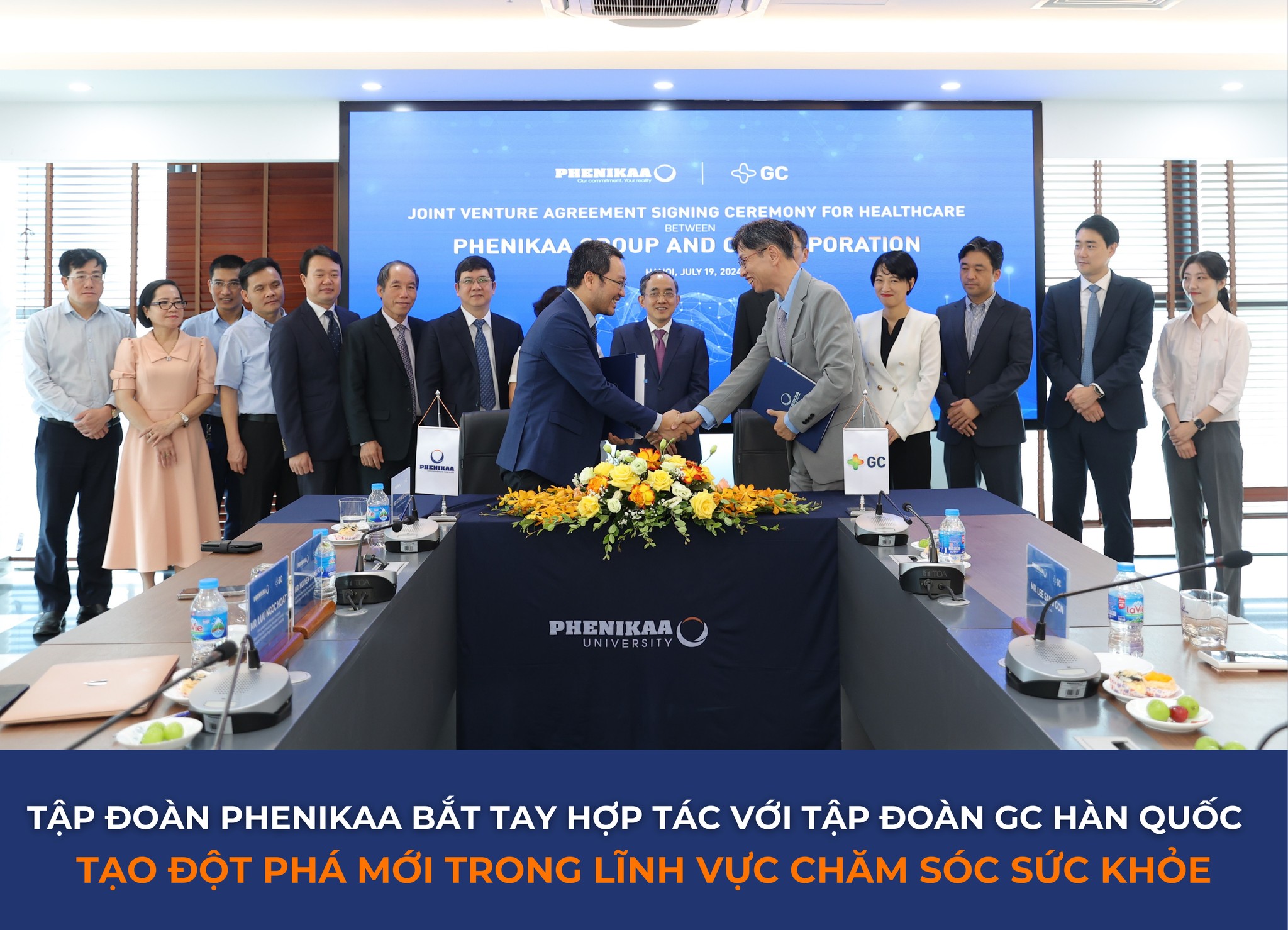  TẬP ĐOÀN PHENIKAA KÝ THỎA THUẬN LIÊN DOANH VỚI TẬP ĐOÀN GC (HÀN QUỐC) 