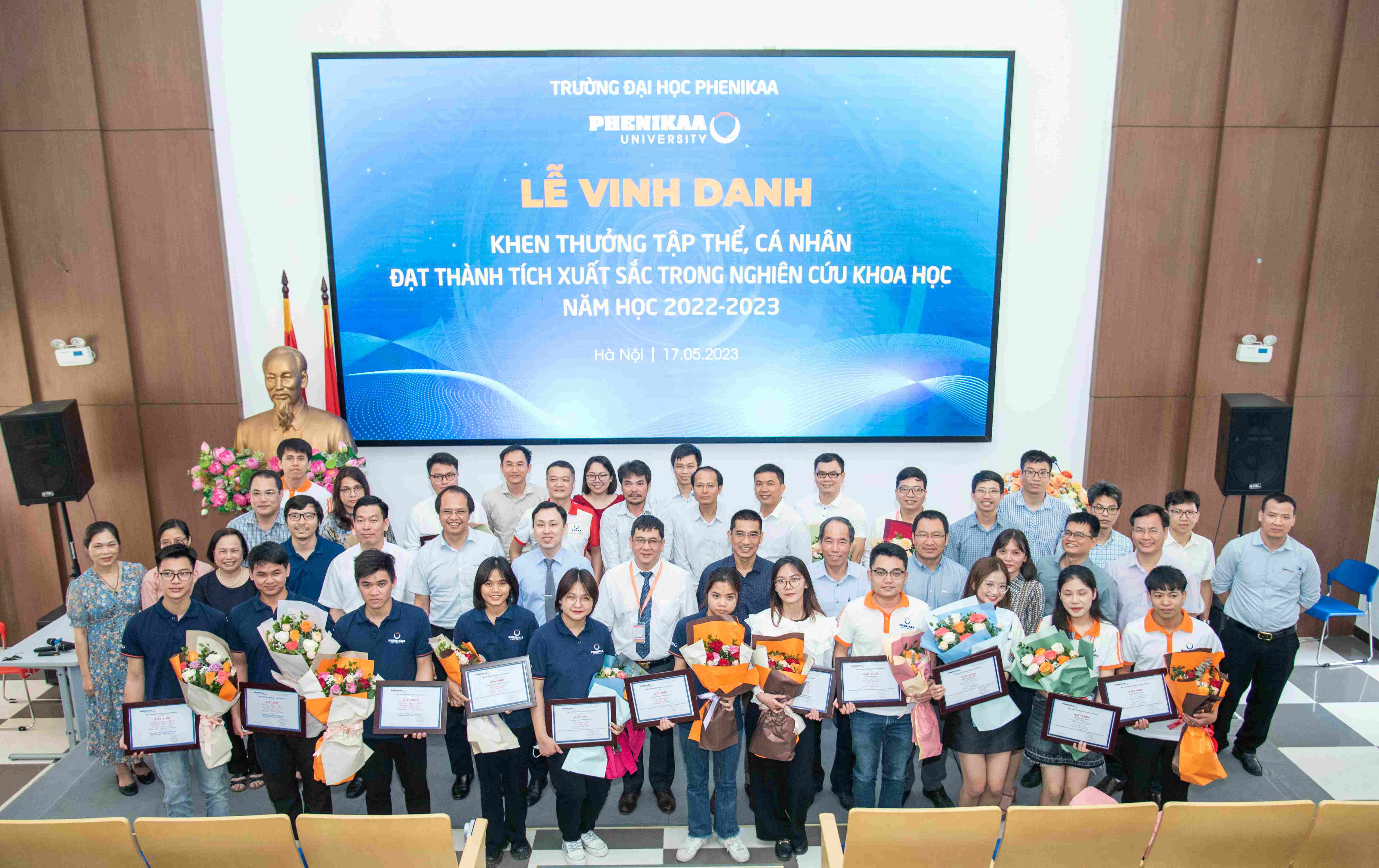 Kỷ niệm Ngày Khoa học Công nghệ Việt Nam: Tôn vinh thành tựu và truyền cảm hứng tại trường Đại học Phenikaa