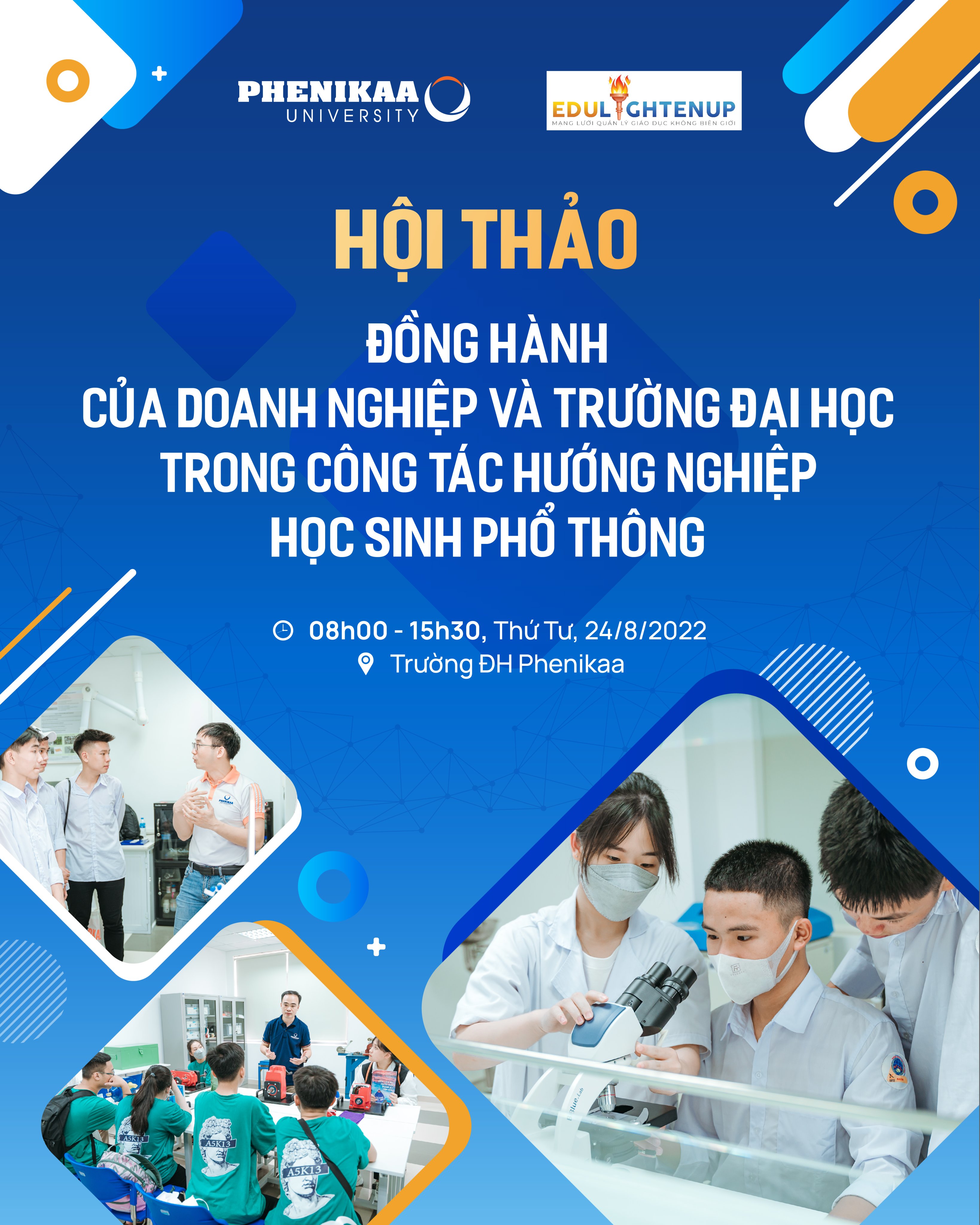 Hội thảo “Đồng hành của Doanh nghiệp và Trường Đại học trong công tác ...