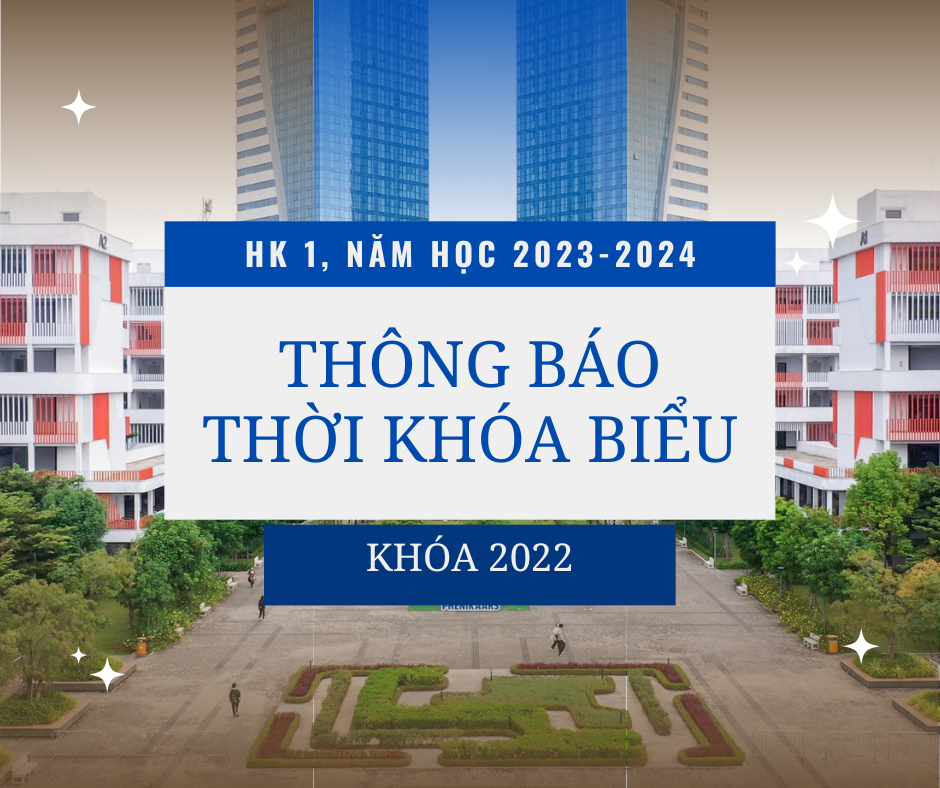 Thời khóa biểu Học kỳ 1, năm học 2023-2024, các lớp cao học khóa 2022 ...