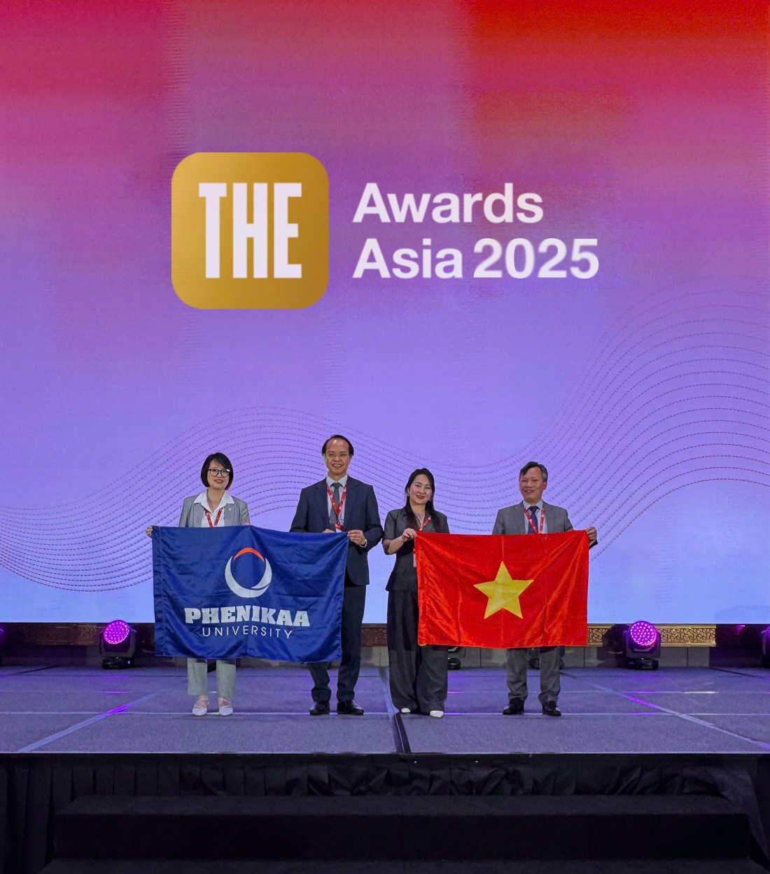 Đại học Phenikaa vào TOP 8 Giải thưởng Giáo dục châu Á THE Awards Asia 2025 
